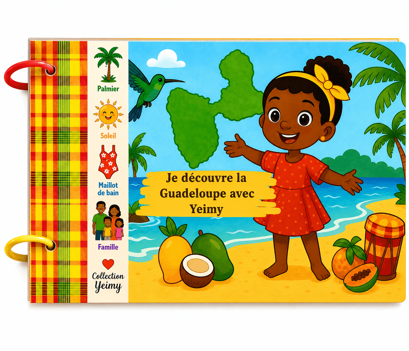 Couverture du livre : Découvre la Guadeloupe avec Yeimy