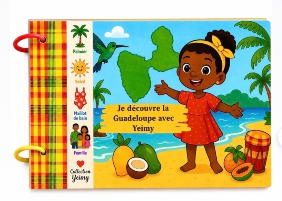 Couverture du livre : Découvre la Guadeloupe avec Yeimy
