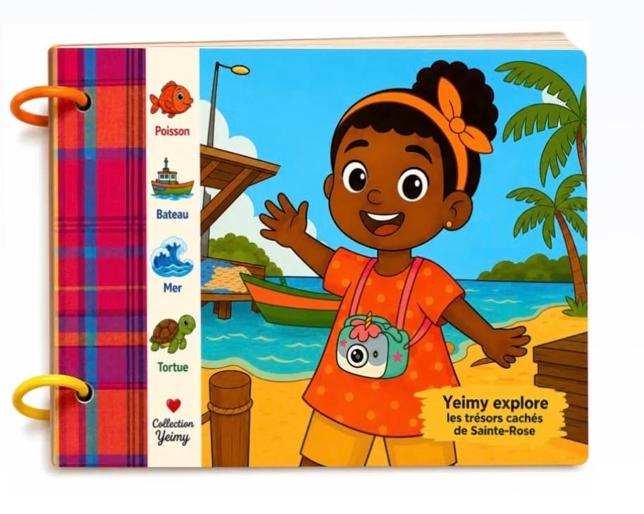 Couverture du livre : Découvre la commune de Sainte-Rose avec Yeimy